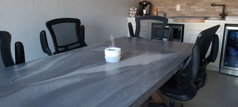 ACC gray conference table