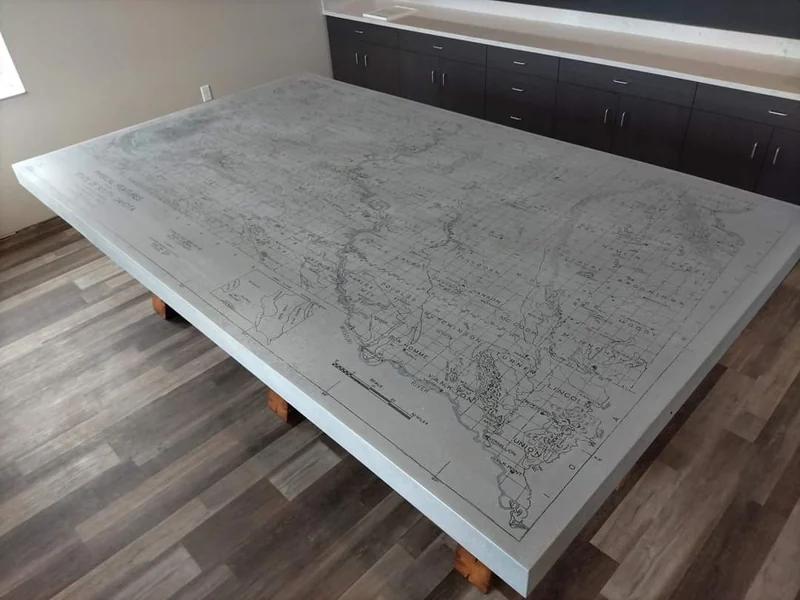 ACC map image-transfer conference table